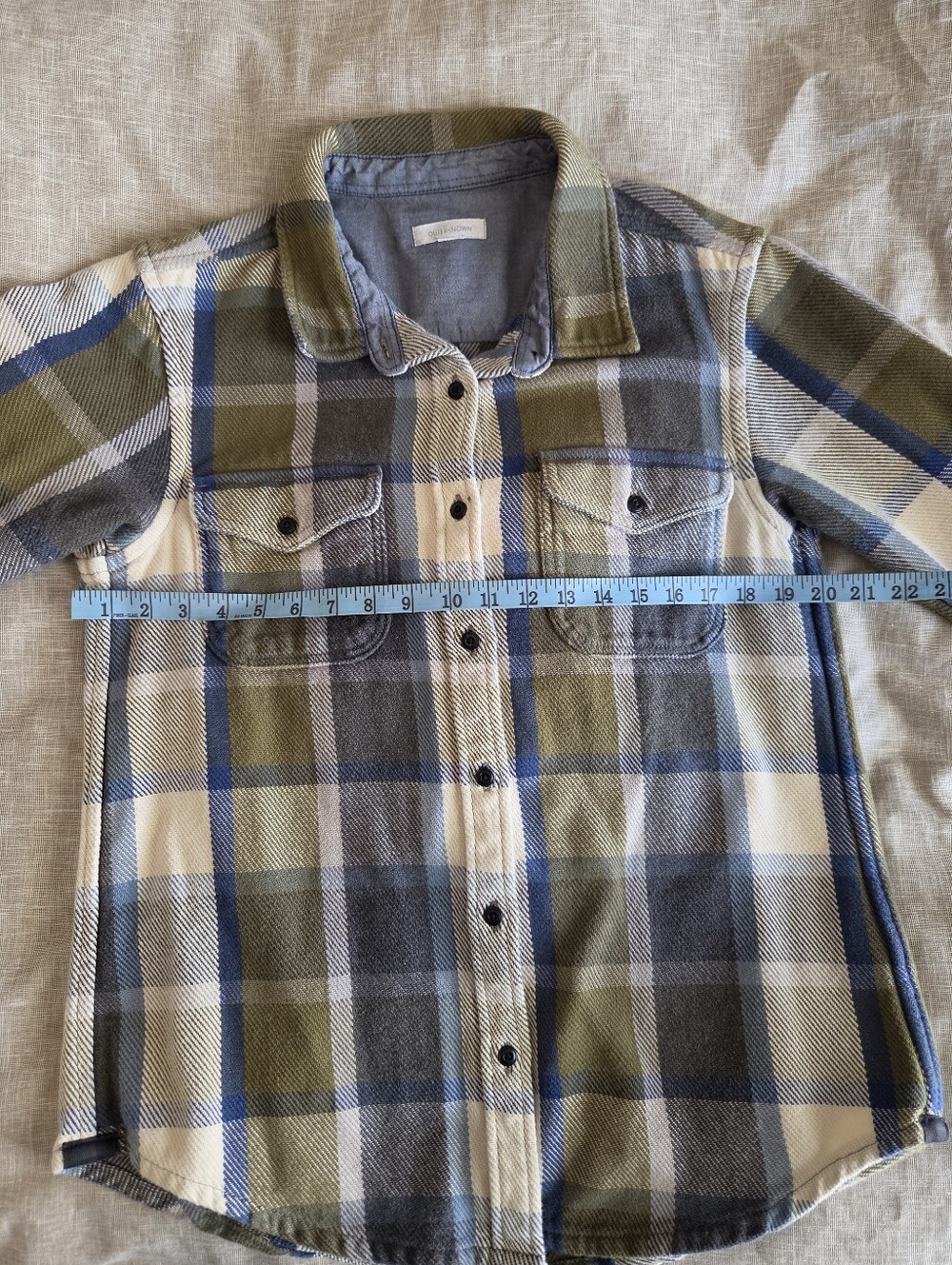 Outerknown Blanket Shirt 100% Organic Cotton Size M/L - Picture 7 of 7